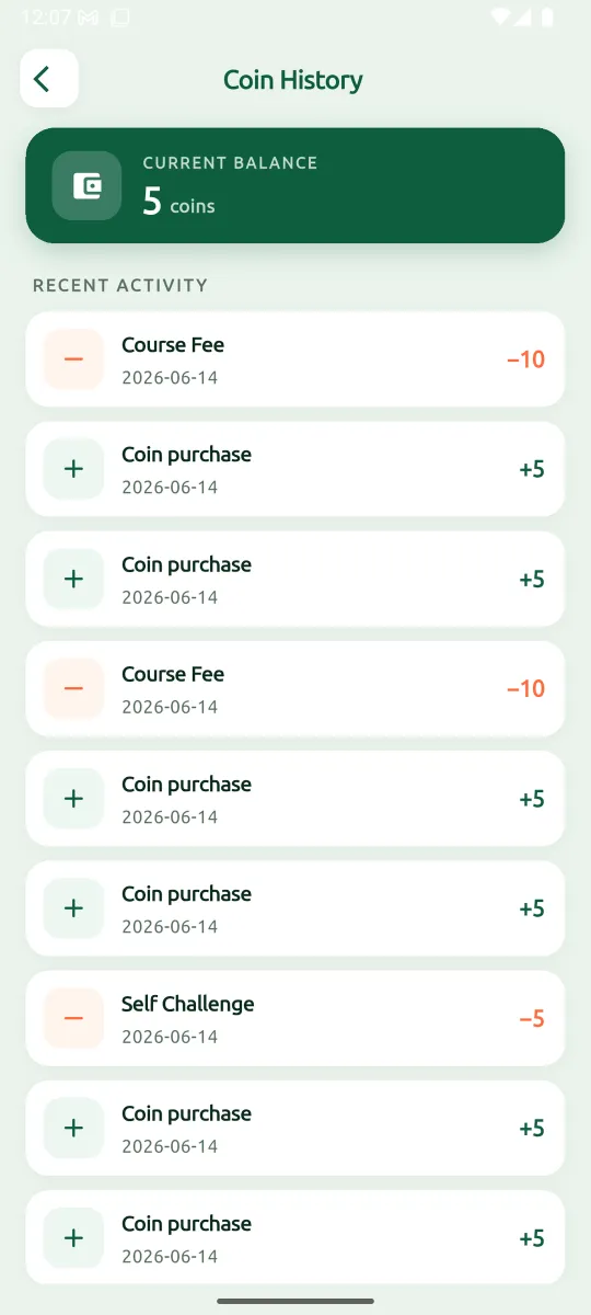 Coin history