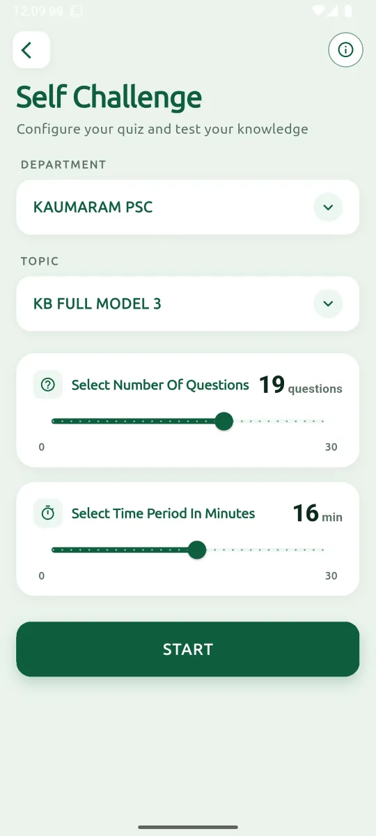 Self challenge
